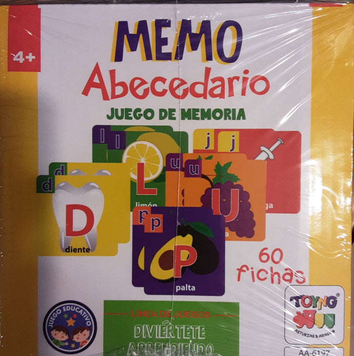 Memo Abecedario - Juego de Memoria