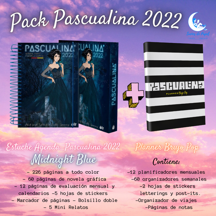 Promoción Planner + Agenda Pascualina 2022 Midnight Blue