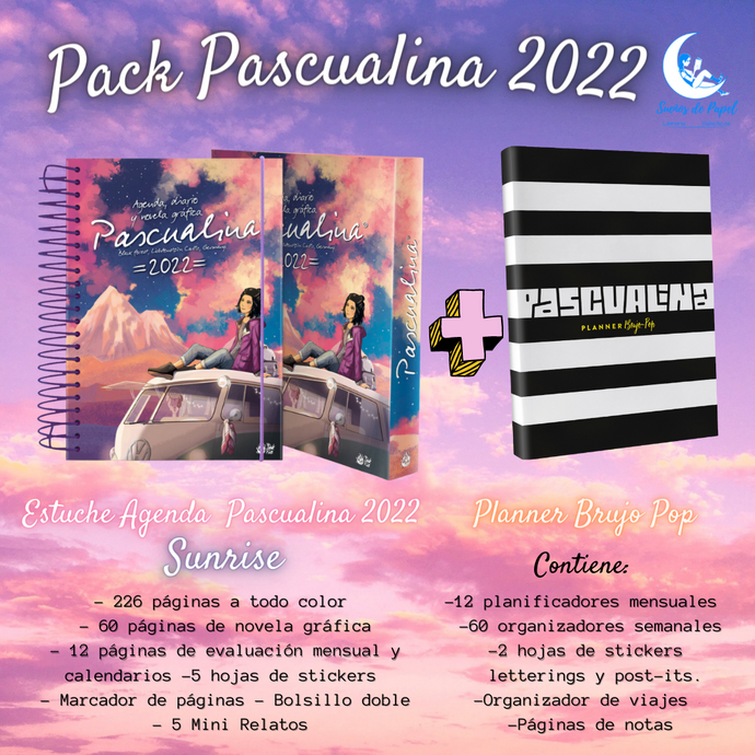Promoción Planer + Agenda Pascualina 2022 Sunrise
