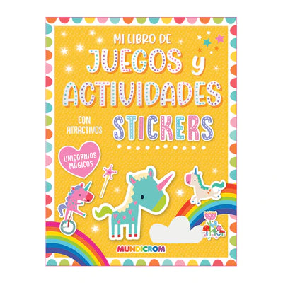 Juegos y actividades con Stikers - Unicornios mágicos