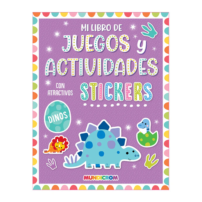 Juegos y actividades con Stikers - Dinos