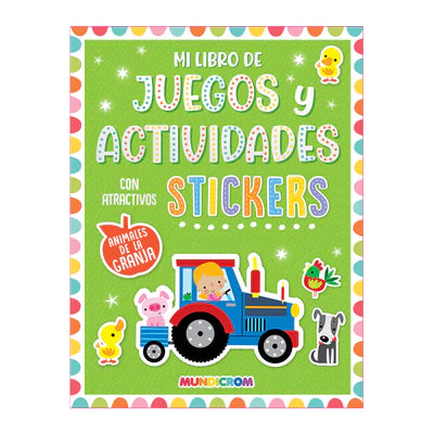 Juegos y actividades con Stikers - Animales de la granja