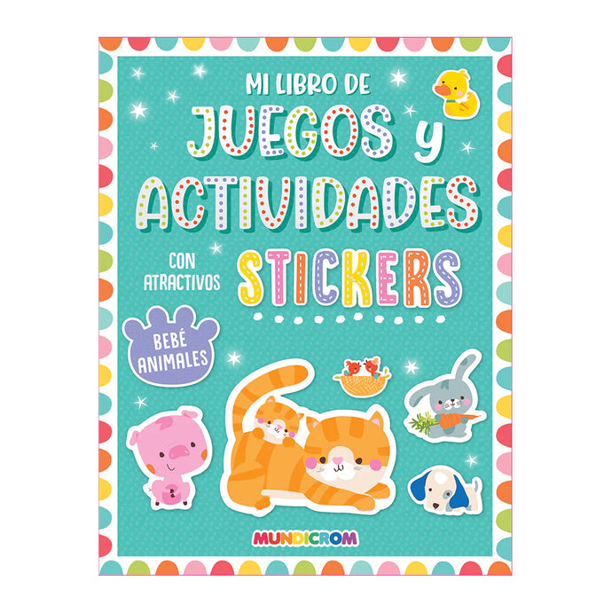 Juegos y actividades con Stikers -Bebé Animales