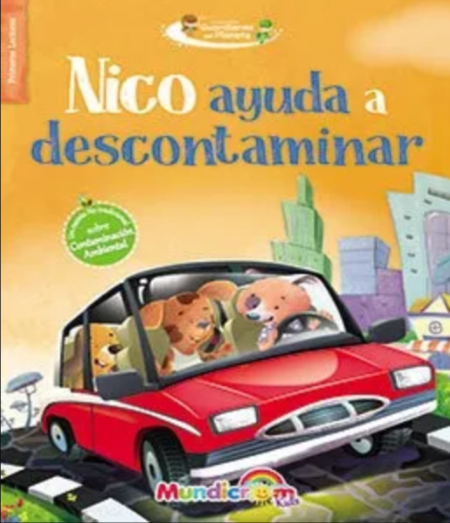 Nico ayuda a descontaminar (guardianes del planeta}