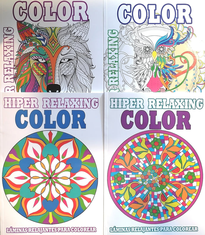 Hiper Relaxing Color / Láminas relajantes para colorear