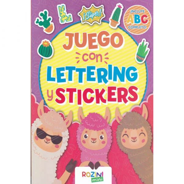 Juego con lettering y stickers - Jorge Benasco