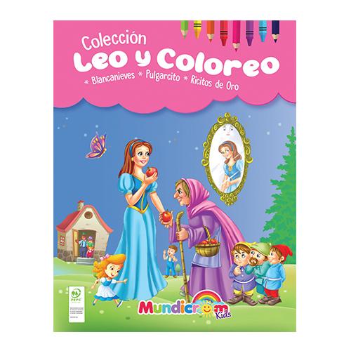 Leo y coloreo: Blancanieves,  Pulgarcito, Ricitos de oro