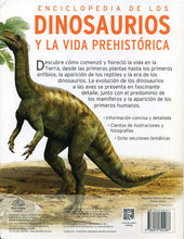 Cargar imagen en el visor de la galería, Enciclopedia de los dinosaurios y la vida prehistorica - Steve Parker

