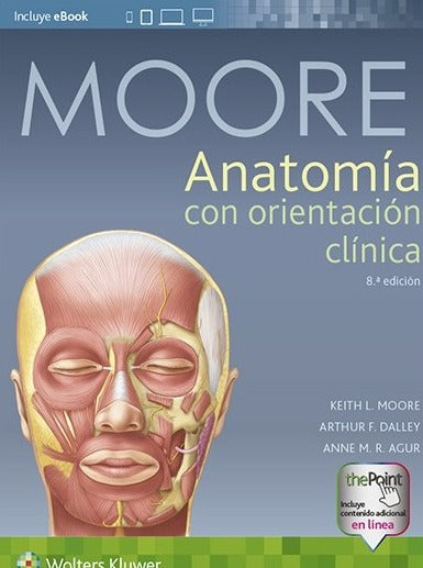 Anatomía con Orientación Clínica  8° ED. Moore