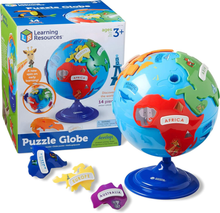 Cargar imagen en el visor de la galería, Globo Terráqueo Montessori (Rompecabezas 14 Piezas)
