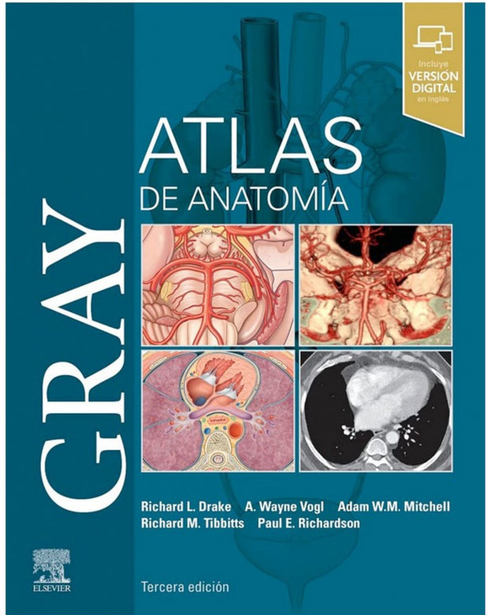 GRAY. ATLAS DE ANATOMÍA 3ª ED. - R.Drake /A.Wayne /A.Mitchell