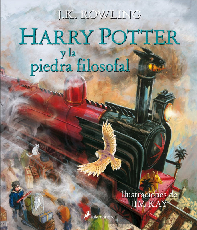 Harry Potter y la piedra filosofal (edición ilustrada 1 TD) -  J. K. Rowling