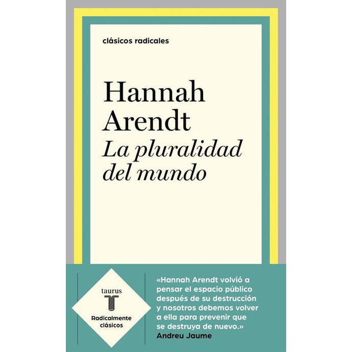 La Pluralidad Del Mundo - HANNAH ARENDT