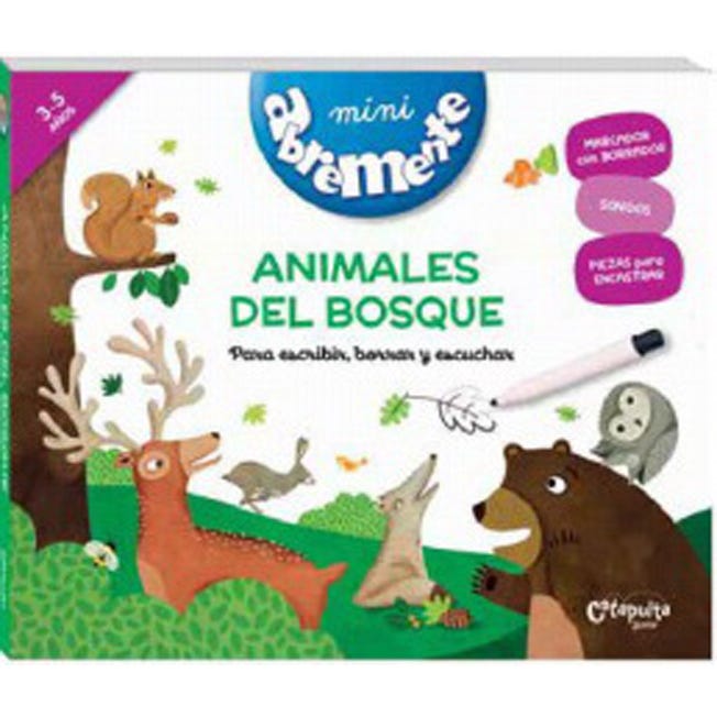 Mini Abremente Animales Del Bosque