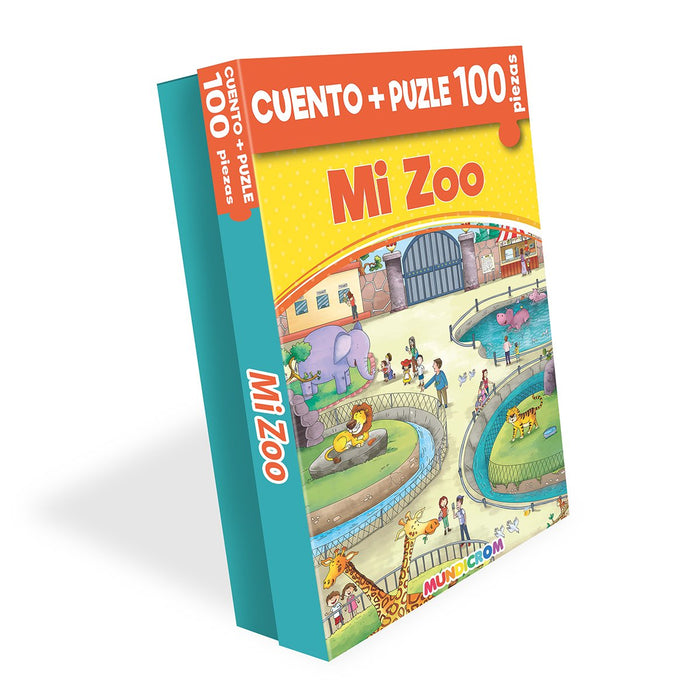 Mi zoo (cuento mas puzle de 100 piezas)
