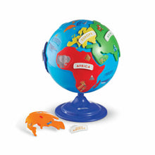 Cargar imagen en el visor de la galería, Globo Terráqueo Montessori (Rompecabezas 14 Piezas)
