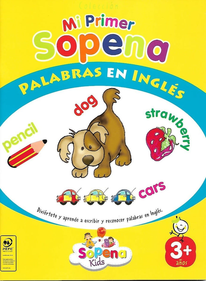 Mi primer Sopena: palabras en ingles