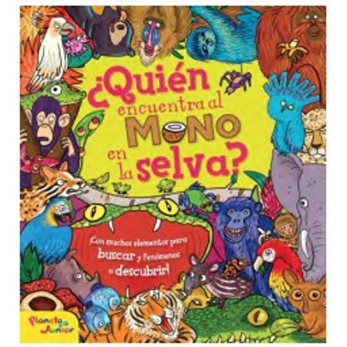 ¿Quién encuentra al mono en la selva?