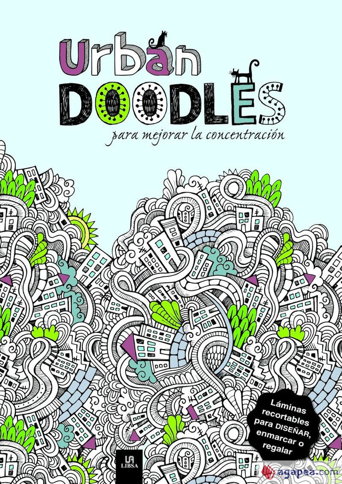 Urban doodles para mejorar la concentración
